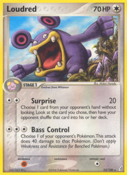 Loudred [Reverse Holo] Pokemon Crystal Guardians #23