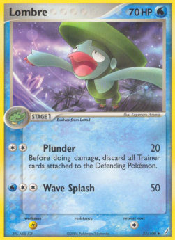 Lombre Pokemon Crystal Guardians #37