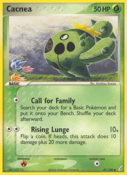 Cacnea [Reverse Holo] Pokemon Crystal Guardians #47/100