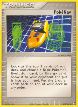 PokeNav [Reverse Holo] Pokemon Crystal Guardians #83
