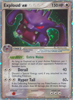 Exploud EX Pokemon Crystal Guardians #92