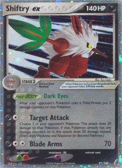 Shiftry EX Pokemon Crystal Guardians #97