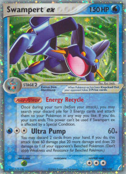 Swampert EX Pokemon Crystal Guardians #98