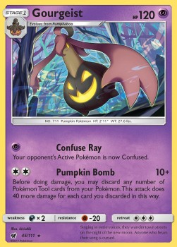Gourgeist [Reverse Holo] Pokemon Crimson Invasion #45/111
