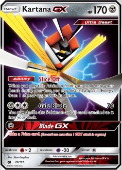 Kartana GX Pokemon Crimson Invasion #70