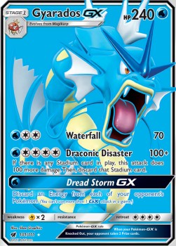 Gyarados GX Pokemon Crimson Invasion #101/111