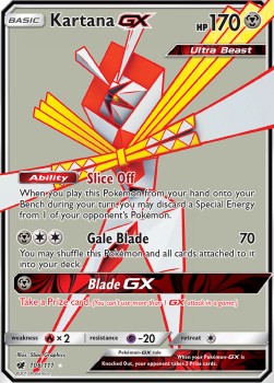 Kartana GX Pokemon Crimson Invasion #106
