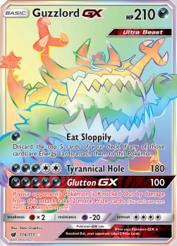 Guzzlord GX Pokemon Crimson Invasion #116/111