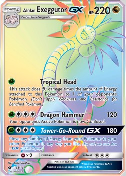 Alolan Exeggutor GX Pokemon Crimson Invasion #118/111