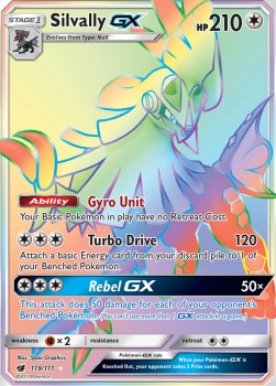 Silvally GX Pokemon Crimson Invasion #119/111