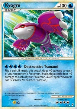 Kyogre Pokemon Call of Legends #SL6/95