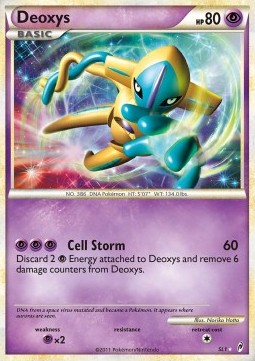 Deoxys Pokemon Call of Legends #SL1/95