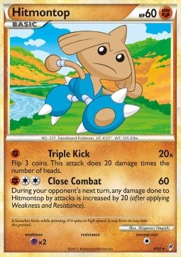 Hitmontop [Reverse Holo] Pokemon Call of Legends #8/95