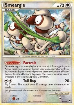 Smeargle [Reverse Holo] Pokemon Call of Legends #21