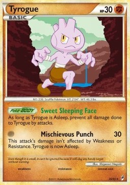 Tyrogue Pokemon Call of Legends #36
