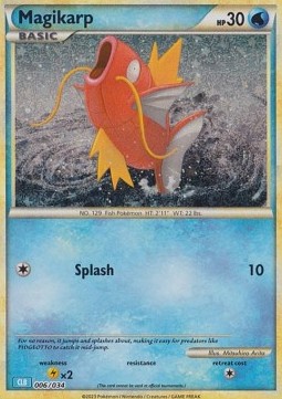 Magikarp Pokémon Trading Card Game Classic: Blastoise & Suicune ex Deck #006