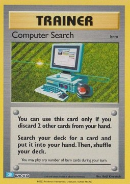 Computer Search Pokémon Trading Card Game Classic: Blastoise & Suicune ex Deck #020