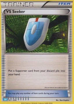 VS Seeker Pokémon Trading Card Game Classic: Blastoise & Suicune ex Deck #031