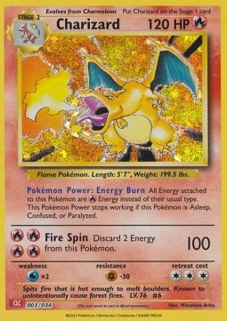 Charizard Pokémon Trading Card Game Classic: Charizard & Ho-Oh ex Deck #003