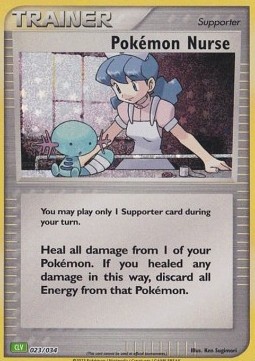Pokémon Nurse Pokémon Trading Card Game Classic: Venusaur & Lugia ex Deck #023