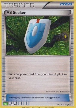 VS Seeker Pokémon Trading Card Game Classic: Venusaur & Lugia ex Deck #031