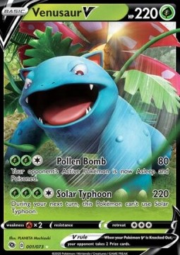 Venusaur V Pokemon Champion's Path #1