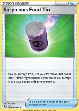 Suspicious Food Tin [Reverse Holo] Pokemon Champion's Path #66/73