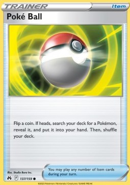 Poke Ball [Reverse Holo] Pokemon Crown Zenith #137/159