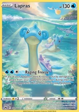 Lapras Pokemon Crown Zenith #GG05/159