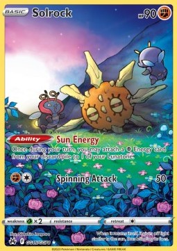 Solrock Pokemon Crown Zenith #GG15/159