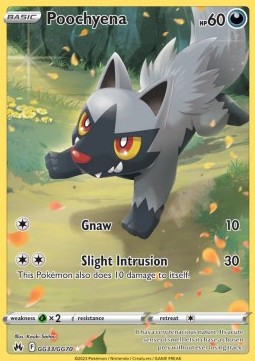 Poochyena Pokemon Crown Zenith #GG33/159