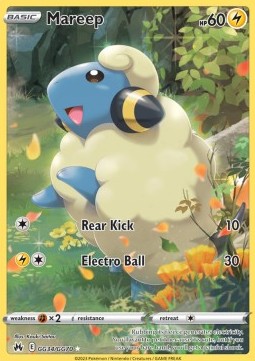 Mareep Pokemon Crown Zenith #GG34/159
