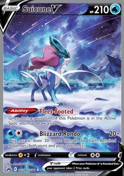 Suicune V Pokemon Crown Zenith #GG38/159