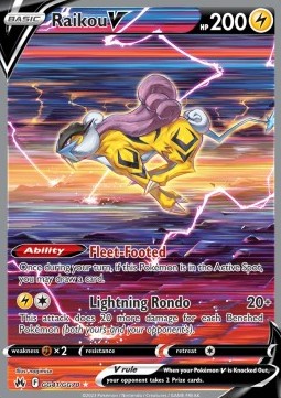 Raikou V Pokemon Crown Zenith #GG41/159