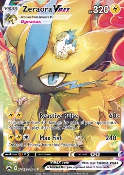 Zeraora VMAX Pokemon Crown Zenith #GG42/159