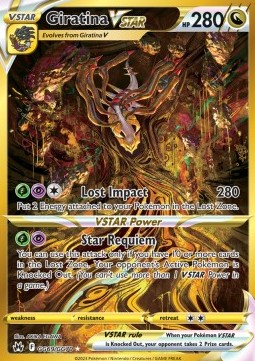 Giratina VSTAR Pokemon Crown Zenith #GG69/159