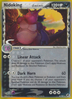 Nidoking Pokemon Dragon Frontiers #6/101
