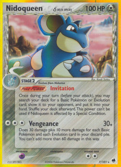 Nidoqueen Pokemon Dragon Frontiers #7/101