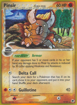 Pinsir [Reverse Holo] Pokemon Dragon Frontiers #9/101
