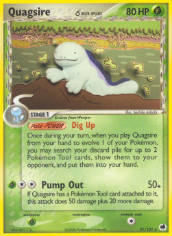 Quagsire Pokemon Dragon Frontiers #21/101