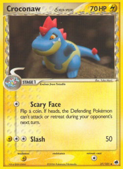 Croconaw Pokemon Dragon Frontiers #27/101