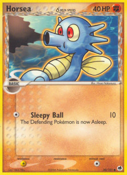 Horsea Pokemon Dragon Frontiers #50/101