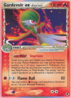 Gardevoir EX Pokemon Dragon Frontiers #93/101