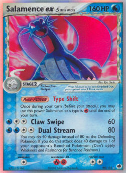 Salamence EX Pokemon Dragon Frontiers #98/101