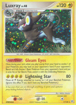 Luxray Pokemon Diamond & Pearl #7/130