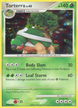 Torterra [Reverse Holo] Pokemon Diamond & Pearl #17/130