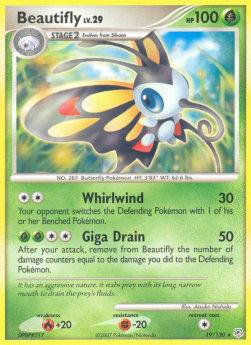 Beautifly Pokemon Diamond & Pearl #19/130