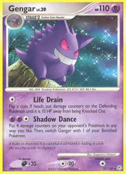 Gengar Pokemon Diamond & Pearl #27/130