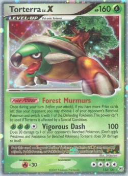 Torterra LV. X Pokemon Diamond & Pearl #122/130