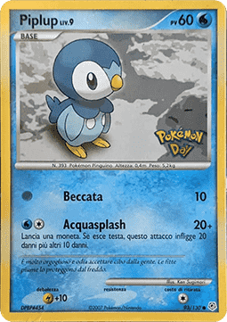 Piplup Lv.9 - Diamond & Pearl #93